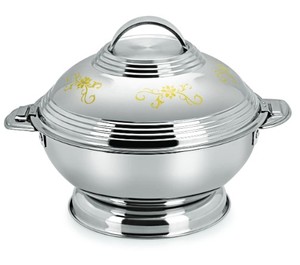 Plat de service alimentaire rond en acier inoxydable, taille personnalisable, style unique, fait main, compatible lave-vaisselle, écologique, 24 cm - Product Image 4