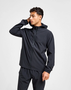 Survêtement noir à capuche pour hommes Veste zippée élégante et joggers Léger et respirant Rehaussez votre garde-robe active - Product Image 2