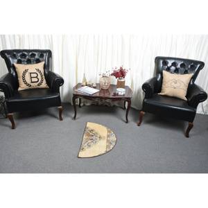 Alfombra de lana clásica Beige marrón de 2,5X1,5 pies, diseño de retazos turco para entrada, sala de estar o dormitorio, respaldo de látex - Product Image 3