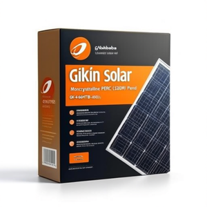 แผงโซลาร์เซลล์โมโนคริสตัลไลน์ PERC ยี่ห้อ Gokin Solar รุ่น GK-4-66HTBD-620M กำลังไฟ 660 วัตต์ พร้อมกระจกปิดด้านหน้า - Product Image 2