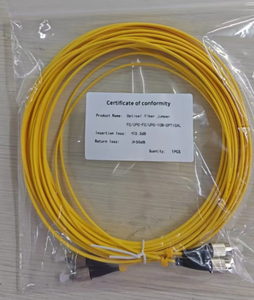 Puentes de fibra óptica personalizables con conectores Sc/APC LC/Unpc FC St, LSZH OEM ODM adecuado para cable de conexión de redes 4G - Product Image 1