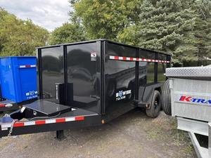 Remolque Agrícola de Volteo de 7x14 Pies (14 pies) con Componentes Centrales del Motor para Uso con Tractor en Industrias Agrícolas - Product Image 2