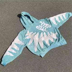 Sudadera con capucha extragrande unisex de doble capa de algodón forrado de lana Vintage pesado con logotipo personalizado de bolsillo patrón impreso de suministro ODM - Product Image 1