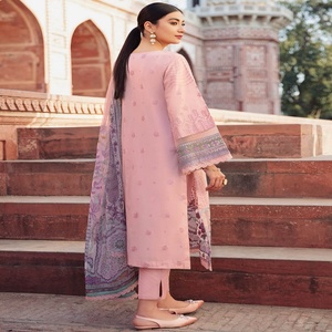 Marca Ramsha 3 piezas señoras Salwar Kameez estilo césped trajes Venta caliente vestidos de novia para Pakistán India para ropa de fiesta - Product Image 3