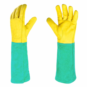 Gants de soudage MIG/TIG en cuir de buffle de qualité supérieure 2026 avec rembourrage en coton ignifuge et poignets de style gauntlet, gants de sécurité - Product Image 3