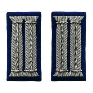 Services administratifs de haute qualité Garget Blue General Collar Tabs en nylon durable Polyester Collar Badges Ronpex - Product Image 2