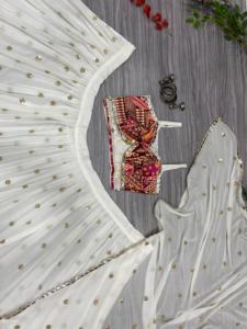 Traje de Lehnga Choli nupcial de estilo indio Vintage para fiestas de día de boda de novia paquistaní y bodas asiáticas - Product Image 3