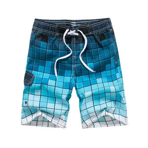 Bañadores de cintura media para hombre con estampado personalizado, pantalones cortos de playa reciclados de secado rápido con cierre de cordón, estilo callejero transpirable - Product Image 1