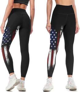 Leggings de sport sublimés personnalisés pour femmes | Pantalon de yoga à compression taille haute | Vêtements de sport respirants Gym Fitness - Product Image 3