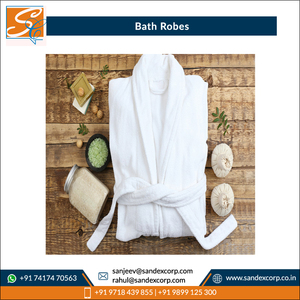 Nouveauté 2025 Robes de chambre pour adultes de qualité supérieure, luxueuses, sur mesure, 100% coton, pour la vente en gros en Inde - Product Image 5