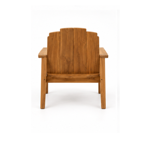 Modern Solid Teak <b>Wood</b> Outdoor Lounge <b>Chair</b> with Armrests and Matching Side Table for Patio <b>Garden</b> Hotel Resort Furniture - Product Image 5