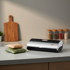 Selladora al Vacío Tekno Silver and Black de 180W, SALVASPESA 9344 N, Máquina para Conservar Alimentos - Product Image 3