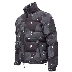 OEM Custom Design Winter Down Coat Hoodie Puffer <b>Men</b> <b>Jacket</b> Streetwear Printing Webbing Thickening Bubble Coats <b>Men's</b> <b>Jacket</b> - Product Image 3