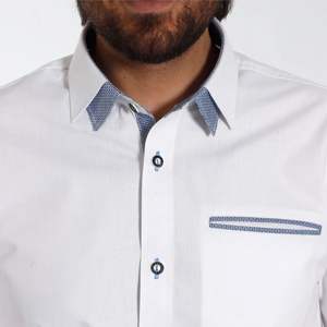 Camisas de vestir con botones formales para hombre personalizadas Camisas de algodón y lino de alta calidad para negocios, oficina y eventos corporativos - Product Image 3
