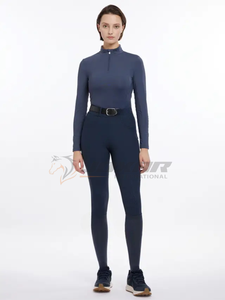 Chemise d'équitation de tous les jours avec construction légère respirante sans couture confort couches de base femmes équitation couches de base - Product Image 6