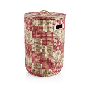 Chi phí thấp <span class=keywords><strong>wicker</strong></span> lưu trữ Giỏ trên xu hướng cỏ biển giỏ trang trí nhà cỏ biển container bin - Product Image 3