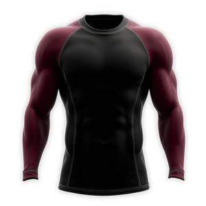 Rash Guards personnalisés de haute qualité BJJ MMA sublimés pour l'entraînement en salle de sport, les entraînements d'arts martiaux et le combat professionnel - Product Image 3