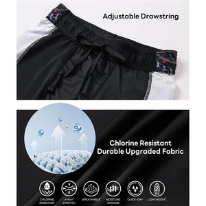 Short de compression d'entraînement pour hommes avec tissu extensible léger idéal pour la course et les séances de gymnastique - Product Image 4