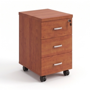 Bureau de direction moderne et durable ARSU, écologique, en panneaux de particules de mélamine, avec 3 tiroirs à crayons, design minimaliste, en plastique - Product Image 4