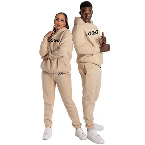 Personnalisation de survêtement et sweat-shirt unisexe avec capuche manches longues et cordons de serrage pour pantalon et sweat à capuche et logo brodé 2025 - Product Image 2