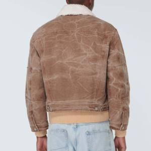 Dernière vente chaude Bomber pilote veste d'hiver respirant hommes jeans manteaux moto vêtements d'extérieur décontractés vêtements pour garçons - Product Image 4