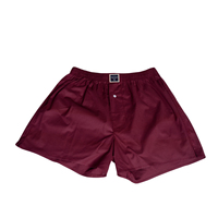 Prix d'usine – Lot de 4 boxers et slips pour hommes, respirants, avec logo imprimé, haute élasticité, 100 % coton, en soie glacée, bleus, tissés