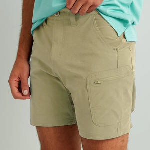 <b>Men's</b> <b>Lightweight</b> Knitted Canvas 4-Way Stretch Drawstring Closure <b>Cargo</b> <b>Shorts</b> with Pockets-Eco-Friendly Casual Sports <b>Shorts</b> - Product Image 6