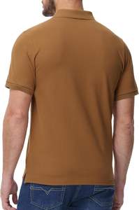 Elegante Camiseta de Hombre de Punto, Manga Corta, Transpirable, Informal, de Algodón y Elastano, para Uso Diario - Product Image 3