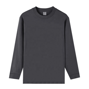 T-shirt à manches longues 100% coton vierge 260gsm de haute qualité avec logo personnalisé OEM - Product Image 5