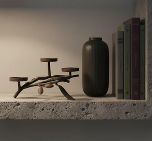 Porte-bougie de Noël en aluminium de luxe, petit modèle, finition artisanale unique, éclairage décoratif pour la maison et l'hôtel, best-seller - Product Image 2