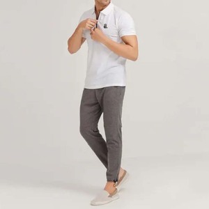 เสื้อเชิ้ตแขนสั้นผู้ชาย คอซิป 1/4 ซิป 1/2 ซิป ระบายอากาศได้ดี ผลิตจากใยไผ่ 100% ดีไซน์ซิปด้านหน้า - Product Image 2