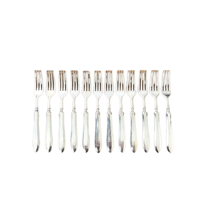 Fourchette en acier inoxydable de luxe fini argent avec miroir brillant, parfaite pour une utilisation élégante à la maison, à l'hôtel et au restaurant - Product Image 1