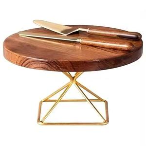 Luxury Metal Cake Display Stand For Hotel Home Wedding Decoration - Product Image 5