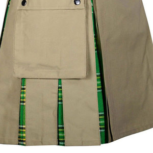 กิ๊ตต์ผ้าลายสก็อตไอริชผสมสีกากีทำมือสำหรับผู้ชาย ขนาดสั่งตัดพิเศษ รุ่นปี 2026 - Product Image 5