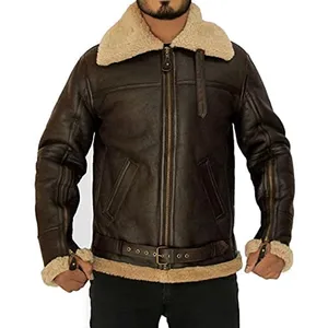 2023 High Quality Brown Color Portable Quality Machine Washable Premium Quality Reversible Newest Leather Jackets