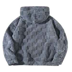 Sudadera con Capucha Unisex Casual de Terciopelo Tejido, Sudadera de Invierno de Alta Calidad, ODM, Logotipo Personalizado Impreso en la Parte Delantera, Ropa Urbana, Talla XS - Product Image 5