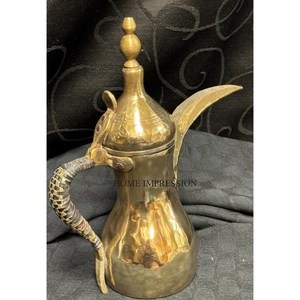 Nuevo diseño árabe cafetera Dallah elegante y única cafetera turca diseño atractivo tetera de plata de la más alta calidad - Product Image 5