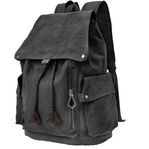 Sac à dos en toile unisexe imperméable motif à carreaux Sac à couches pratique et multifonctionnel pour bébé pour parents - Product Image 5