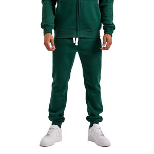 Pantalon de jogging décontracté pour homme 100 % coton, coupe droite, taille mi-haute, léger, respirant, séchage rapide, haute qualité, avec logo personnalisé - Product Image 1