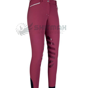 Collants d'équitation pour dames Tissu flexible et durable Léger à séchage rapide Style taille haute avec leggings à poignée complète à vendre - Product Image 1