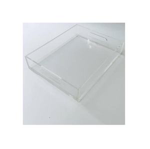 Plateau en acrylique personnalisé pour fruits secs, chocolat, plateau pour bouilloire d'hôtel, design moderne et luxueux, plateaux à succès - Product Image 1