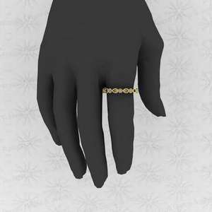 High Quality 925 Sterling Silver 2x3mm Pear Shape CZ Semi Mount Bezel Setting <b>Ring</b> Breastmilk Jewelry Genuine Material Gemstone - Product Image 6