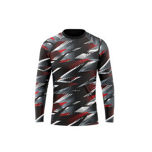 Custom Logo High Quality Wholesale Plain Jiu Jitsu Fitness <b>Swim</b> <b>Shirts</b> Printed Long Sleeve MMA for Men Bjj Rashguard Rash Guard - Product Image 1