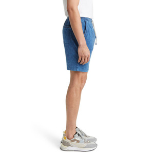 กางเกงวิ่งจ๊อกกิ้งสำหรับผู้ชายกางเกงขาสั้นสไตล์วินเทจซักลายกรดฟอกสีออกแดดซีดจางลง - Product Image 3