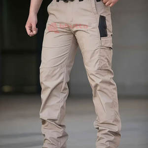 Pantalones de talla grande para hombre con logotipo personalizado, pantalones de estilo callejero, pantalones Cargo, pantalones holgados para hombre, pantalones Cargo - Product Image 3