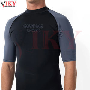 Bon Fournisseur, Service OEM, Vêtements de Sport, Qualité Supérieure, Confortable, Rash Guard Adulte en Polyester/Nylon avec Impression par Transfert Thermique - Product Image 3
