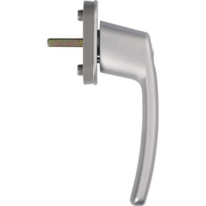 Manija de aluminio plateada ABUS FG200 S para muebles, pomo de cierre para ventana y AB208 - Product Image 3
