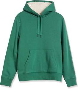 Sudadera con capucha para hombre con bolsillo con cremallera oculta, sudadera de lana de algodón, ropa de calle funcional cálida para invierno - Product Image 3