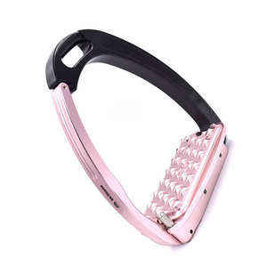 Estribos de Acero Inoxidable para Equitación, Color Rosa y Negro, Estilo Venecia, con Agarre Antideslizante y Protección para el Tobillo - Product Image 6