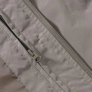 Veste bomber pour homme de qualité supérieure, légère, fabrication professionnelle, couleur unie, fermeture éclair intégrale, veste bomber pour homme personnalisée - Product Image 5